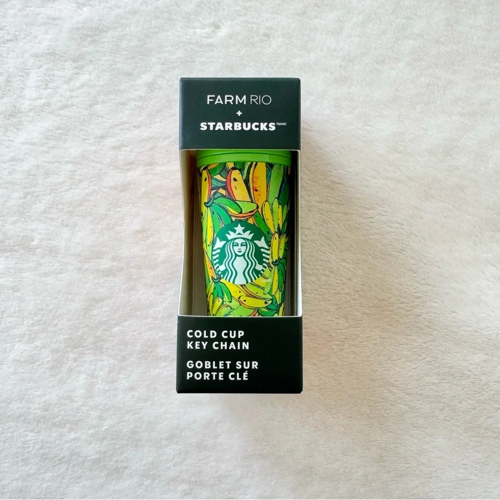 ✨HP✨ FARM Rio x Starbucks Cold Cup Key Chain Set